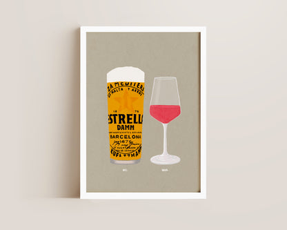 Estrella & Rose Print