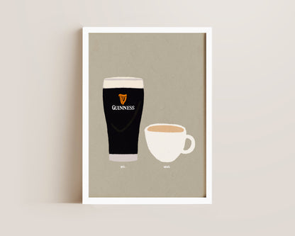 Guinness & Cup Of Tea Print