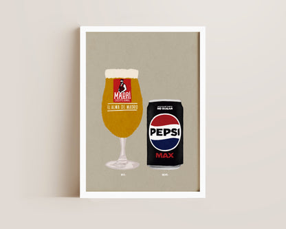 Madri & Pepsi Max Print
