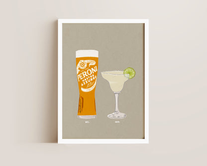 Peroni & Margarita Print