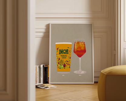 Inch's & Aperol Spritz Print