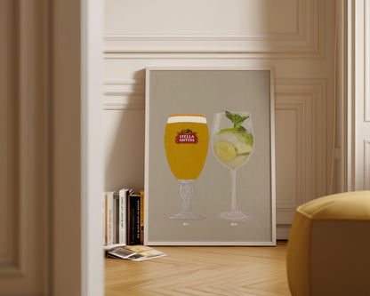 Stella & Hugo Spritz Print
