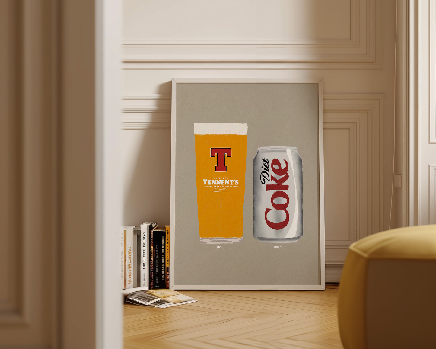 Tennents & Diet Coke Print