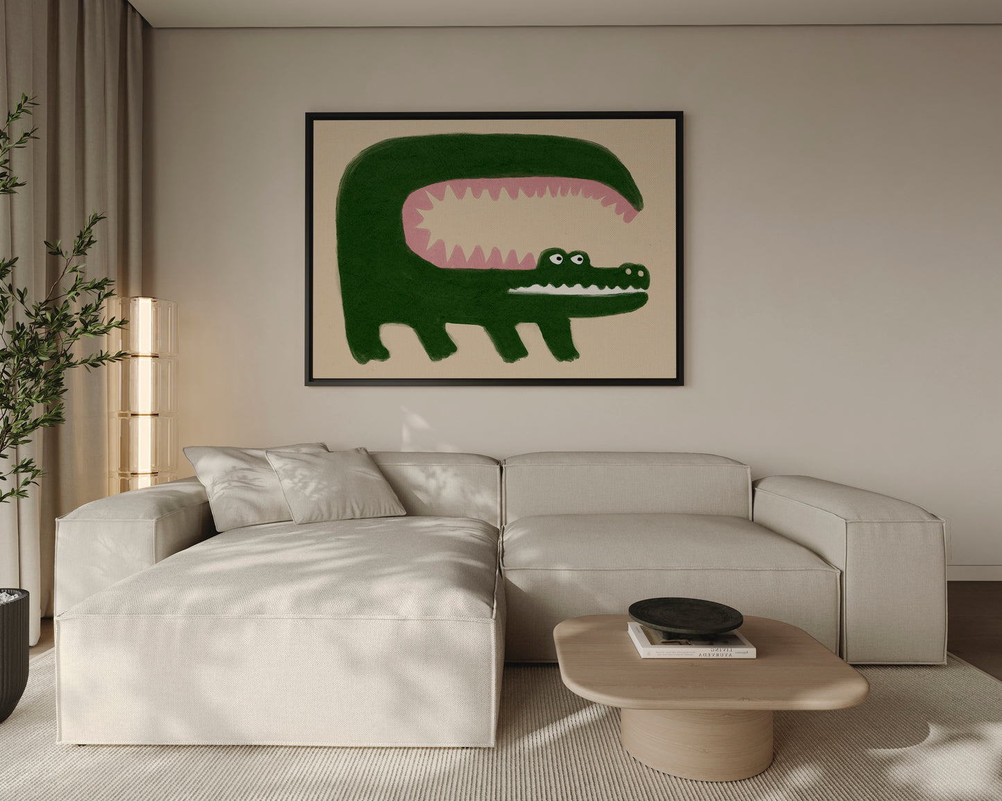 Crocodile Canvas