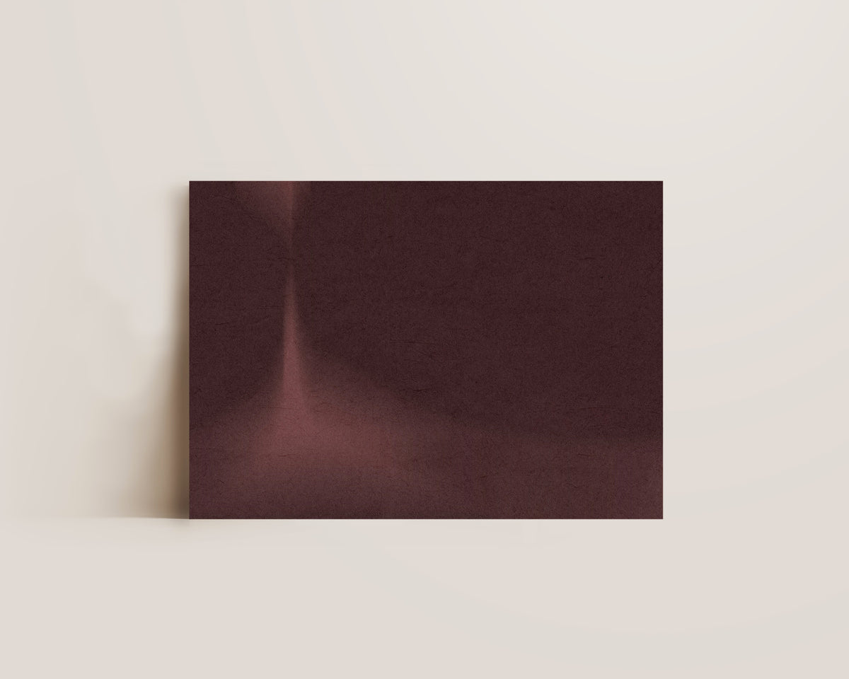 Plum Abstract Wall Art Print