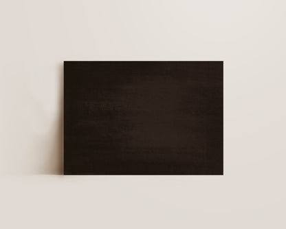 Dark Brown Abstract Wall Art Print