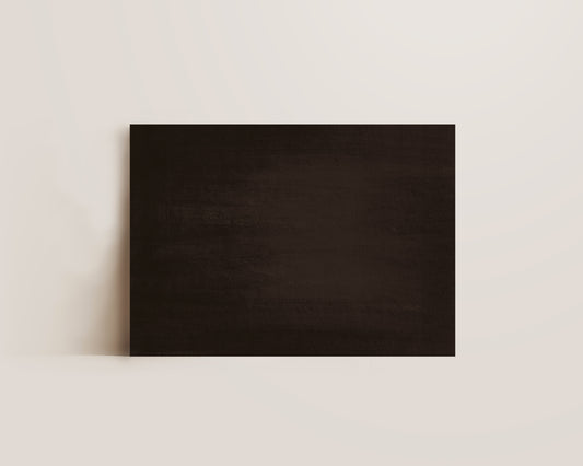 Dark Brown Abstract Wall Art Print