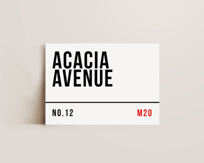 Custom Address Print