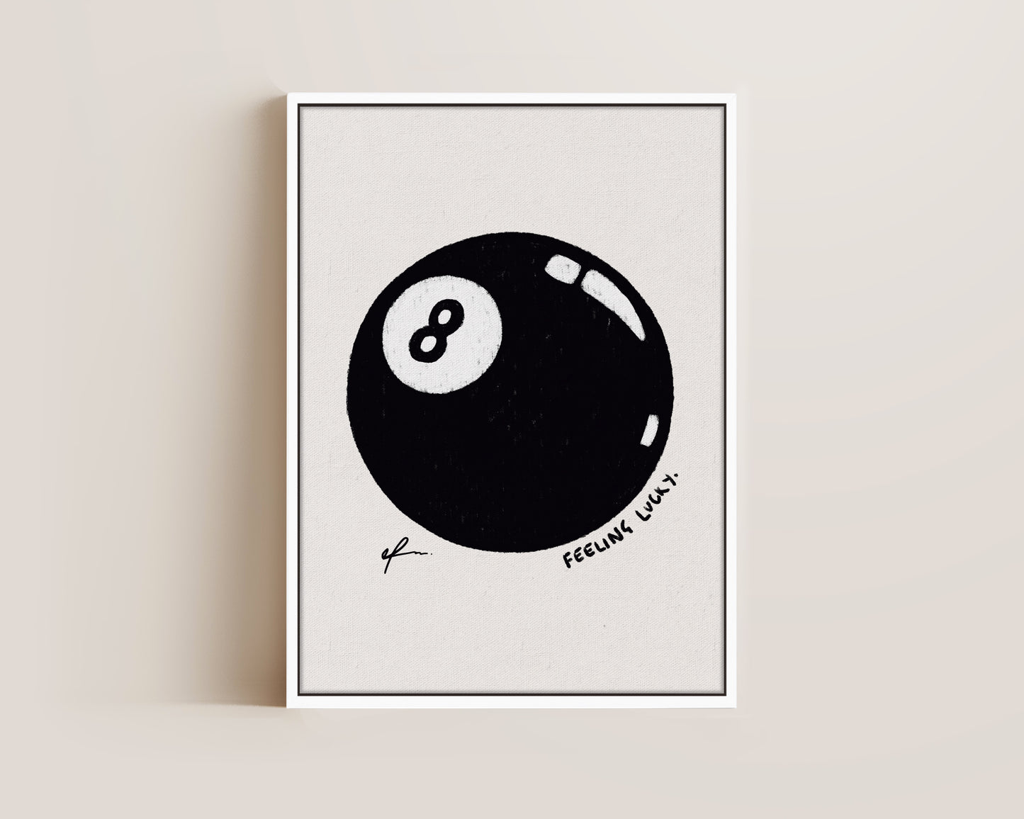 8 Ball Canvas