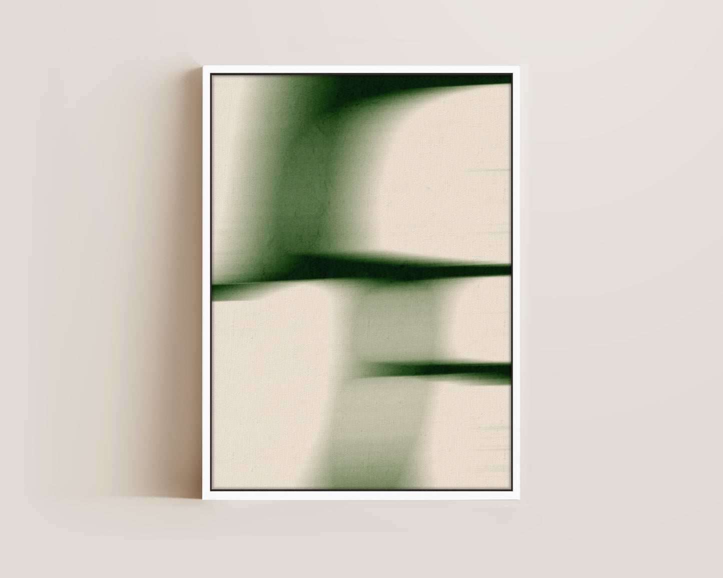 Green Blur No. 2 Canvas