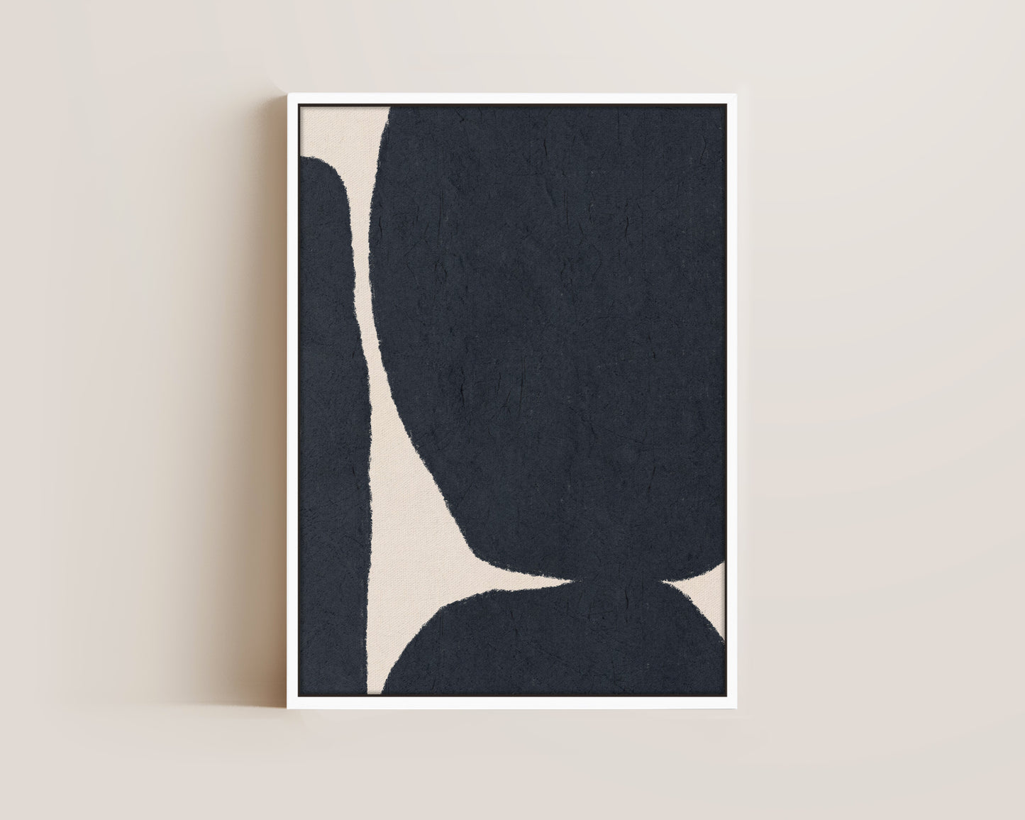 Blue Shapes Canvas