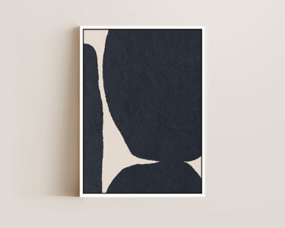 Blue Shapes Canvas