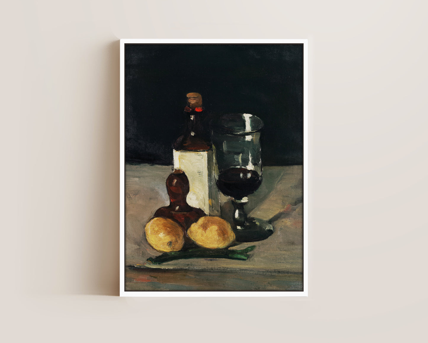 Lemons & Glass Canvas