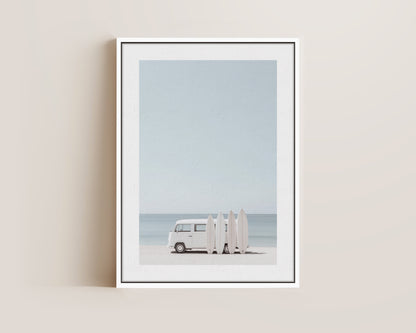 Camper Van Surf Canvas