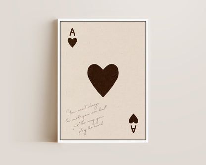 Cards You Are Dealt Canvas
