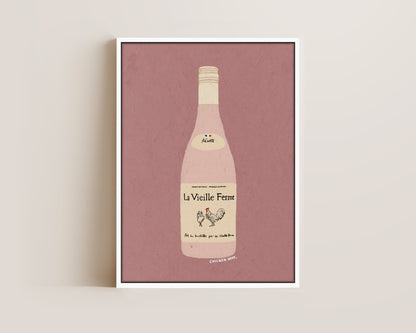 Chicken Wine Canvas