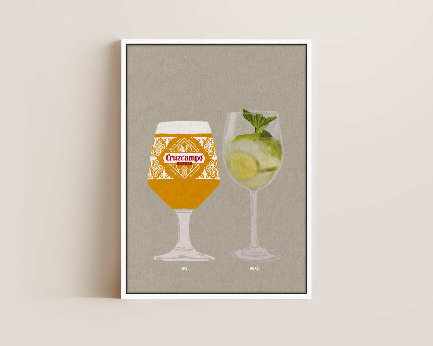 Cruzcampo & Hugo Spritz Canvas