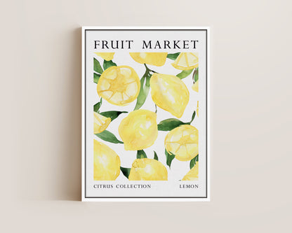 Fruit Market Lemon Canvas