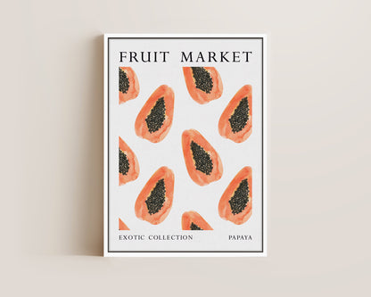 Fruit Market Papaya Canvas