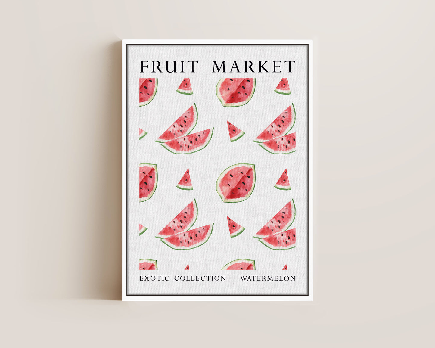 Fruit Market Watermelon Canvas