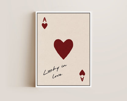 Lucky In Love Canvas