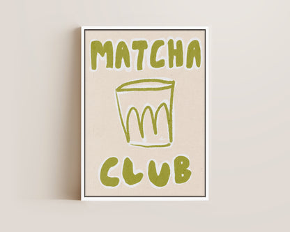 Matcha Club Canvas