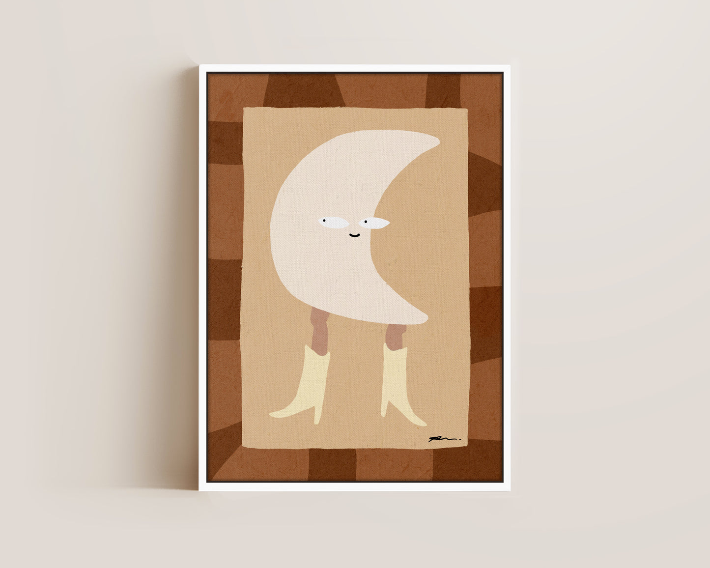 Moon Cowgirl Canvas