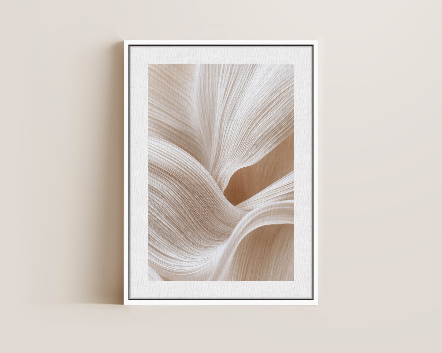 Organic Waves Canvas