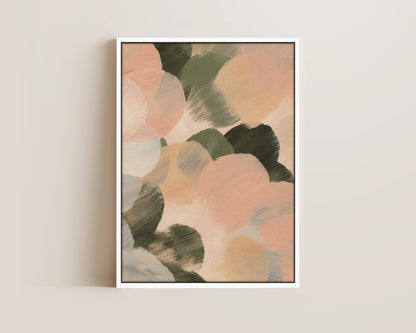 Pink & Green No. 1 Canvas