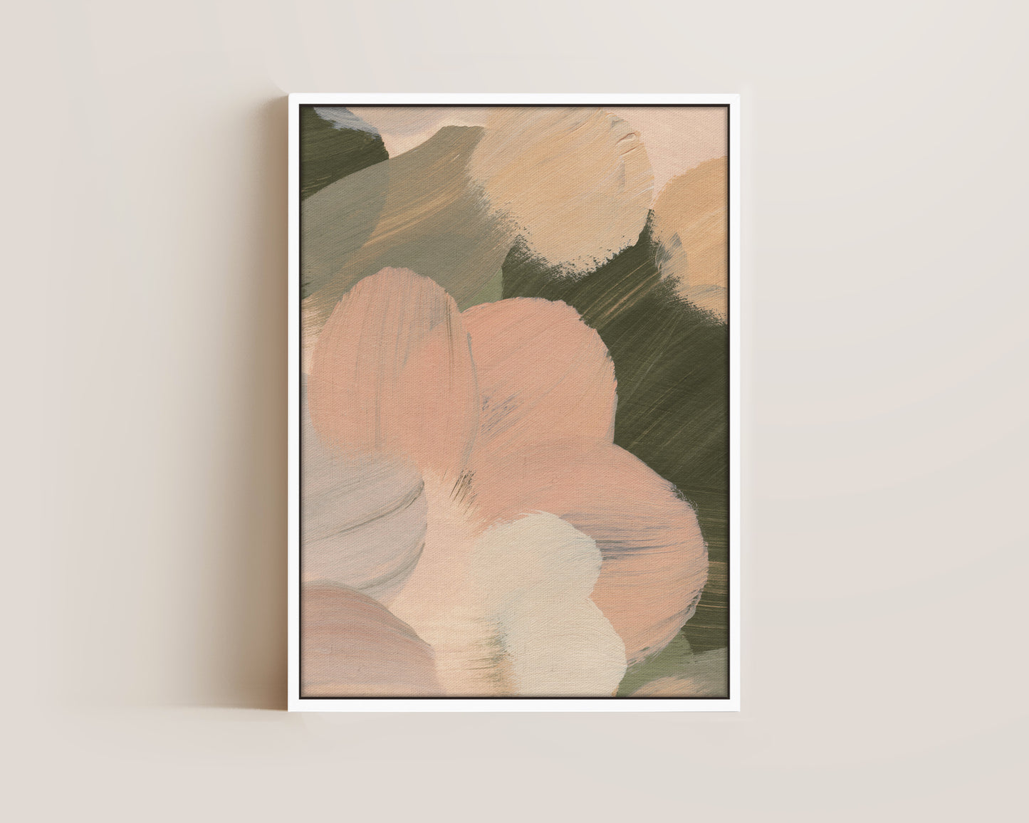 Pink & Green No. 2 Canvas