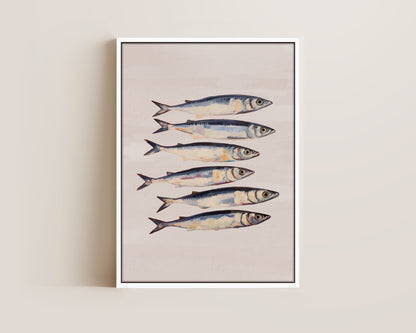 Blush Pink Sardines Canvas