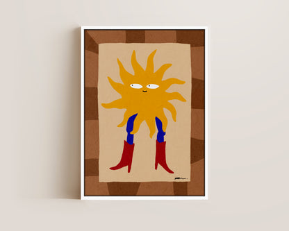 Sun Cowgirl Canvas