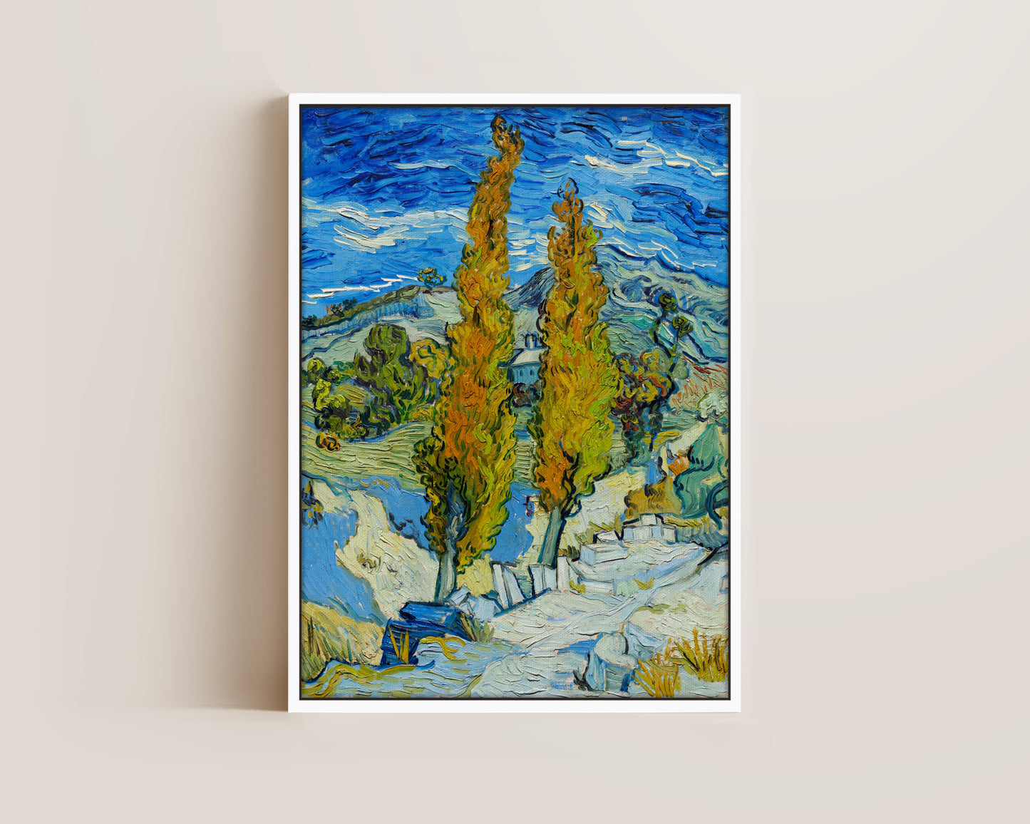 The Poplars Canvas
