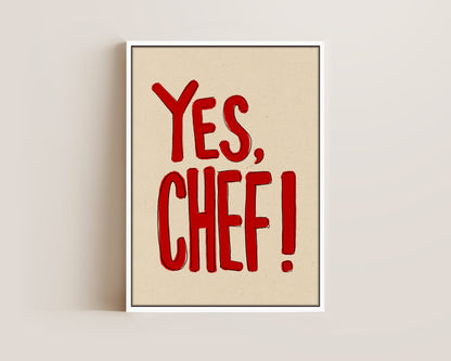 Yes Chef Canvas