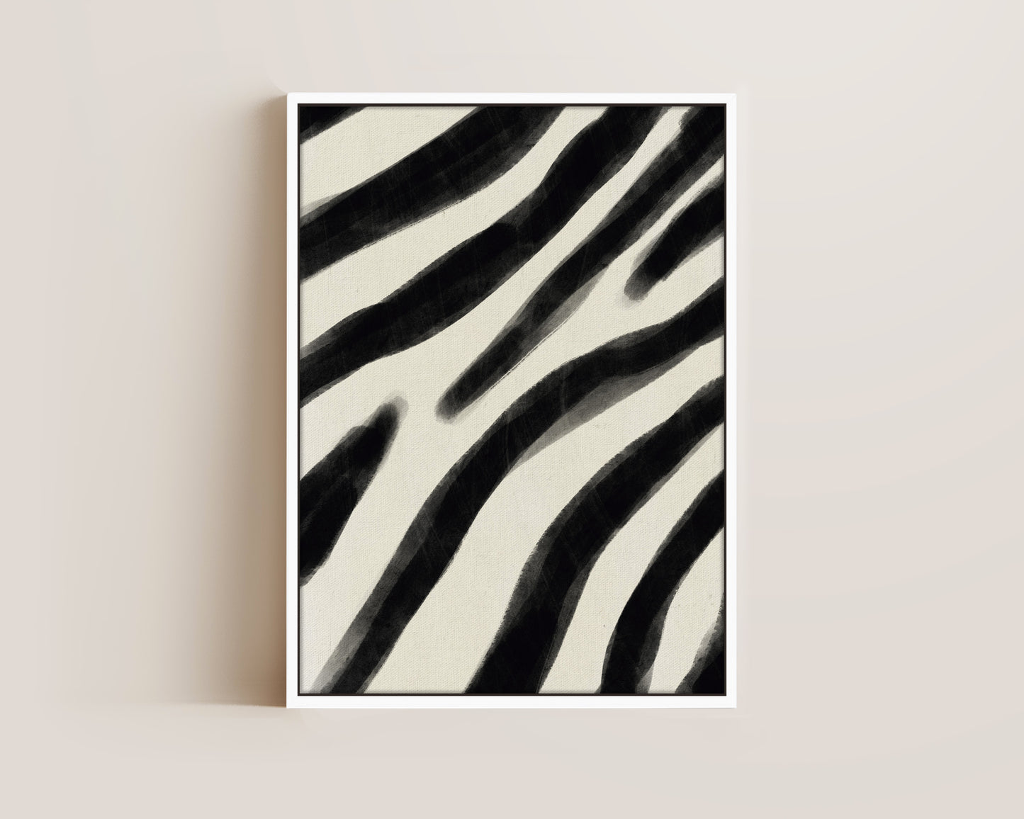 Zebra Print Canvas