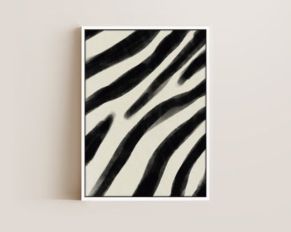 Zebra Print Canvas