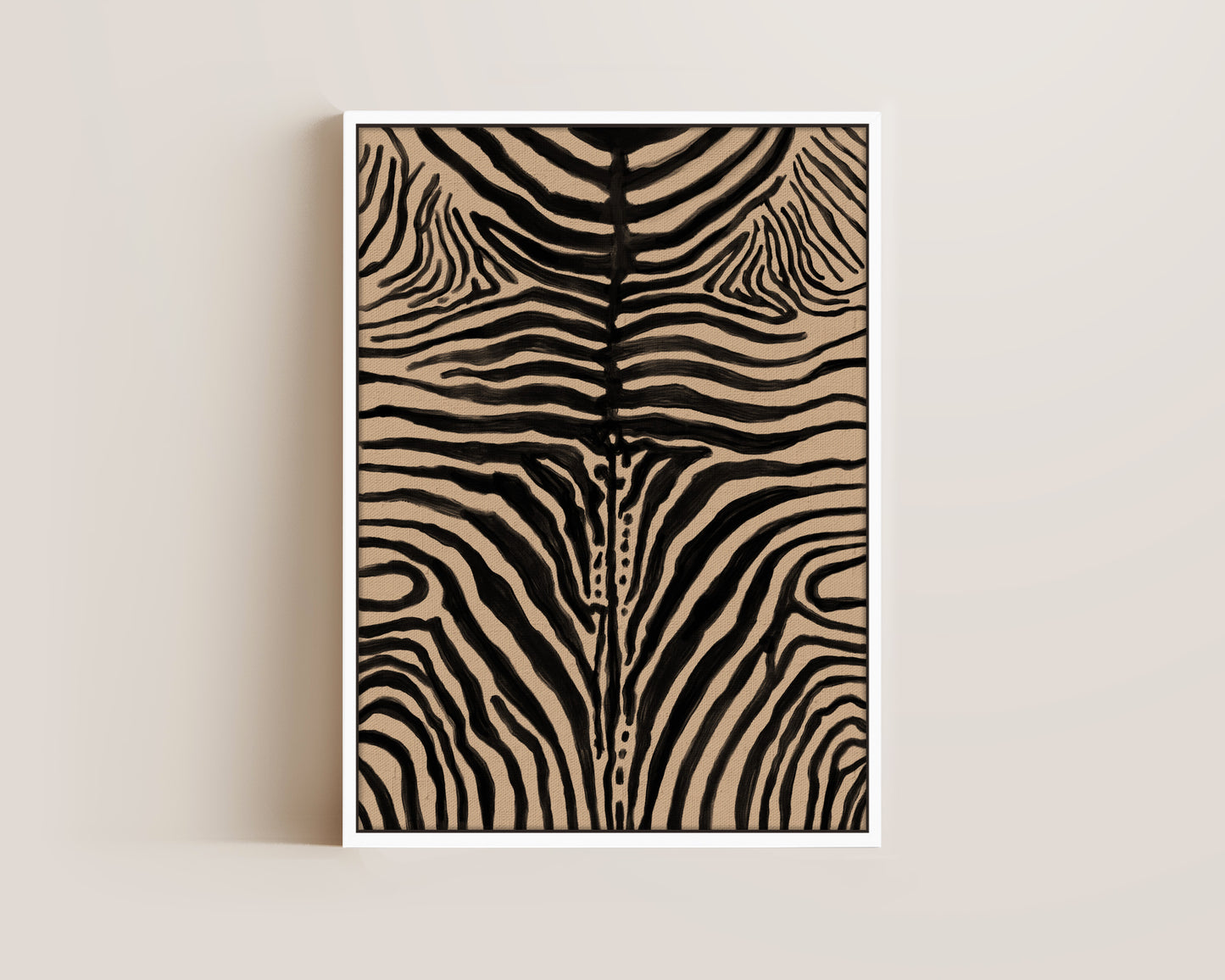 Zebra Print No. 2 Canvas