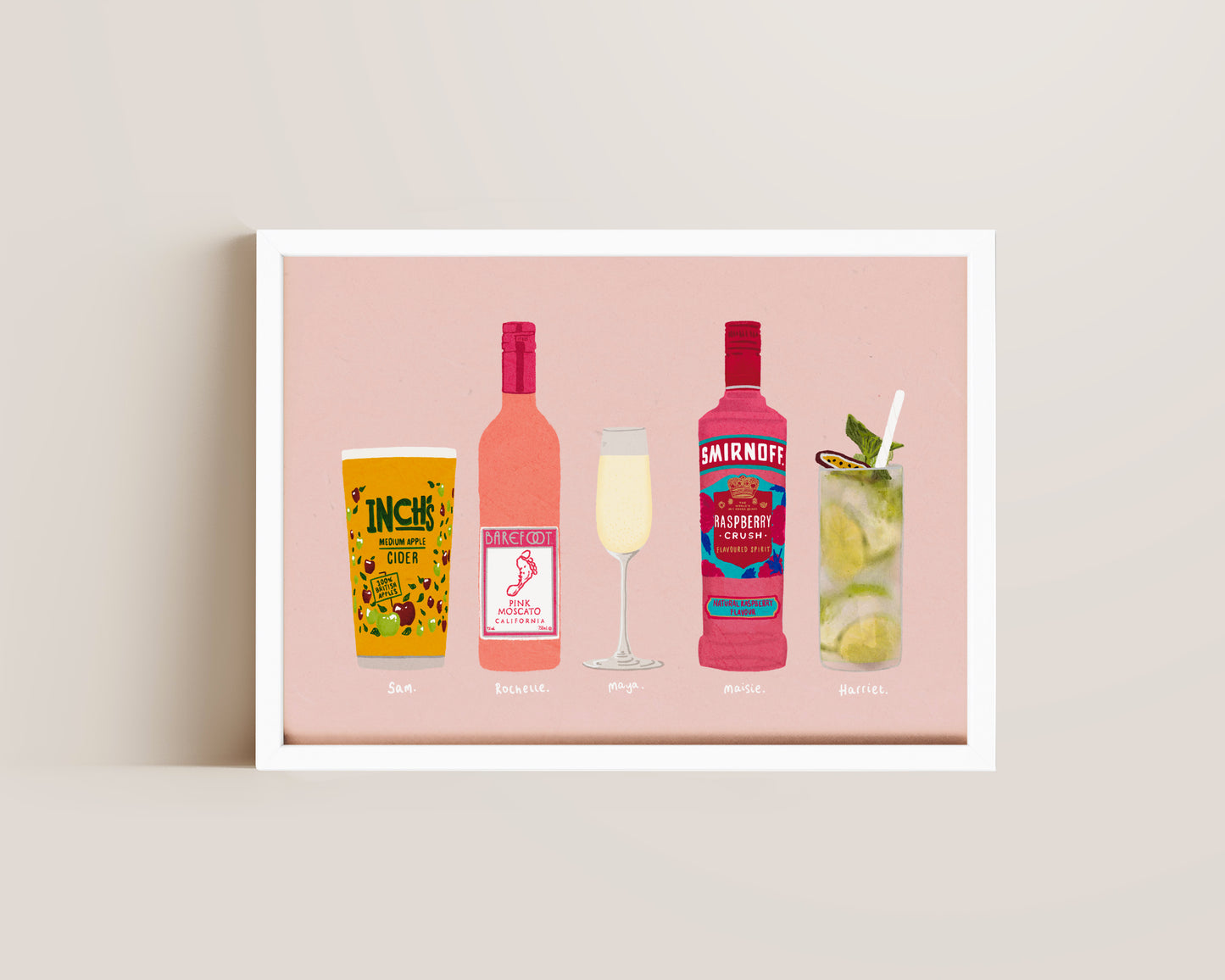 Five Drink Print