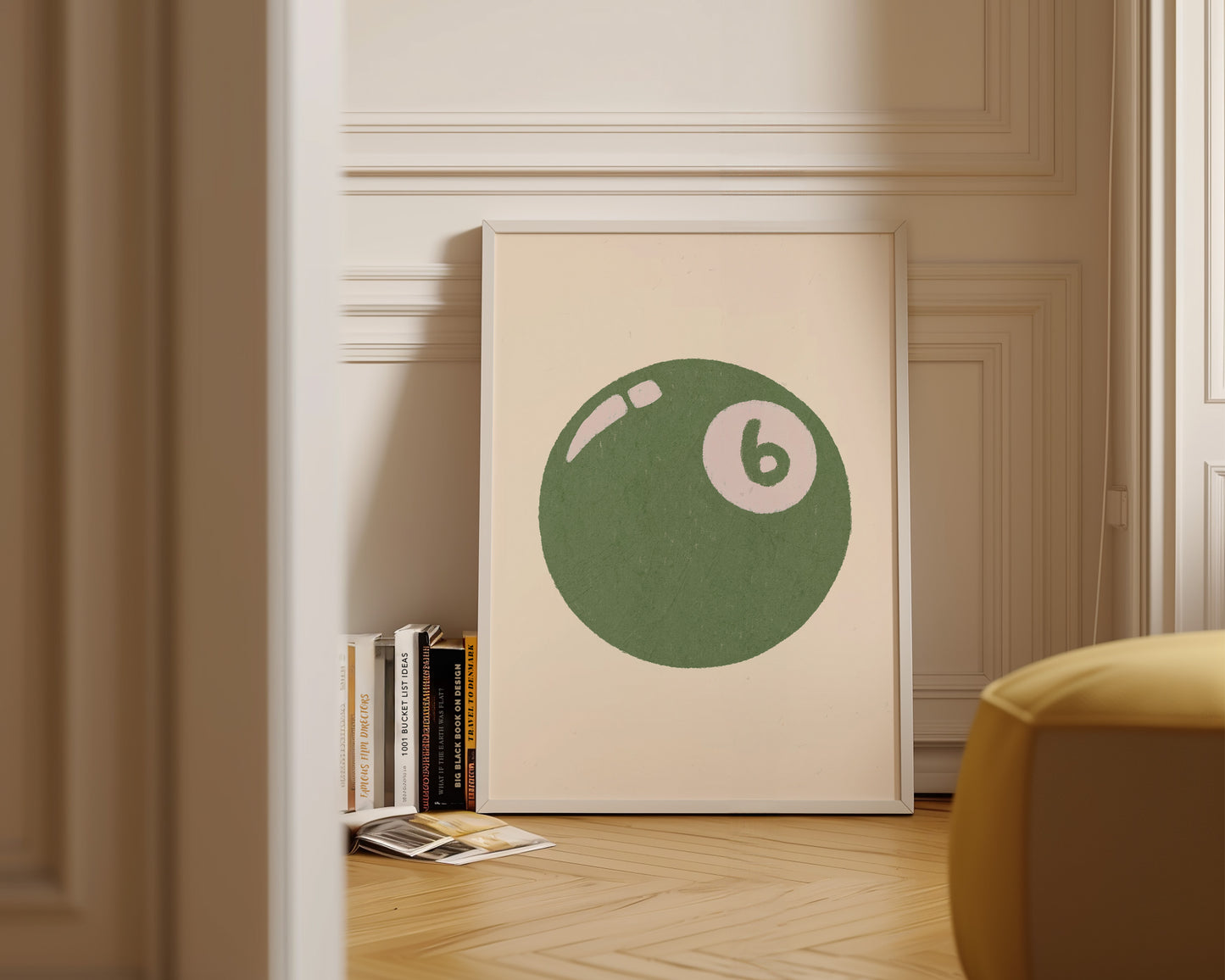 6 Ball Green Print
