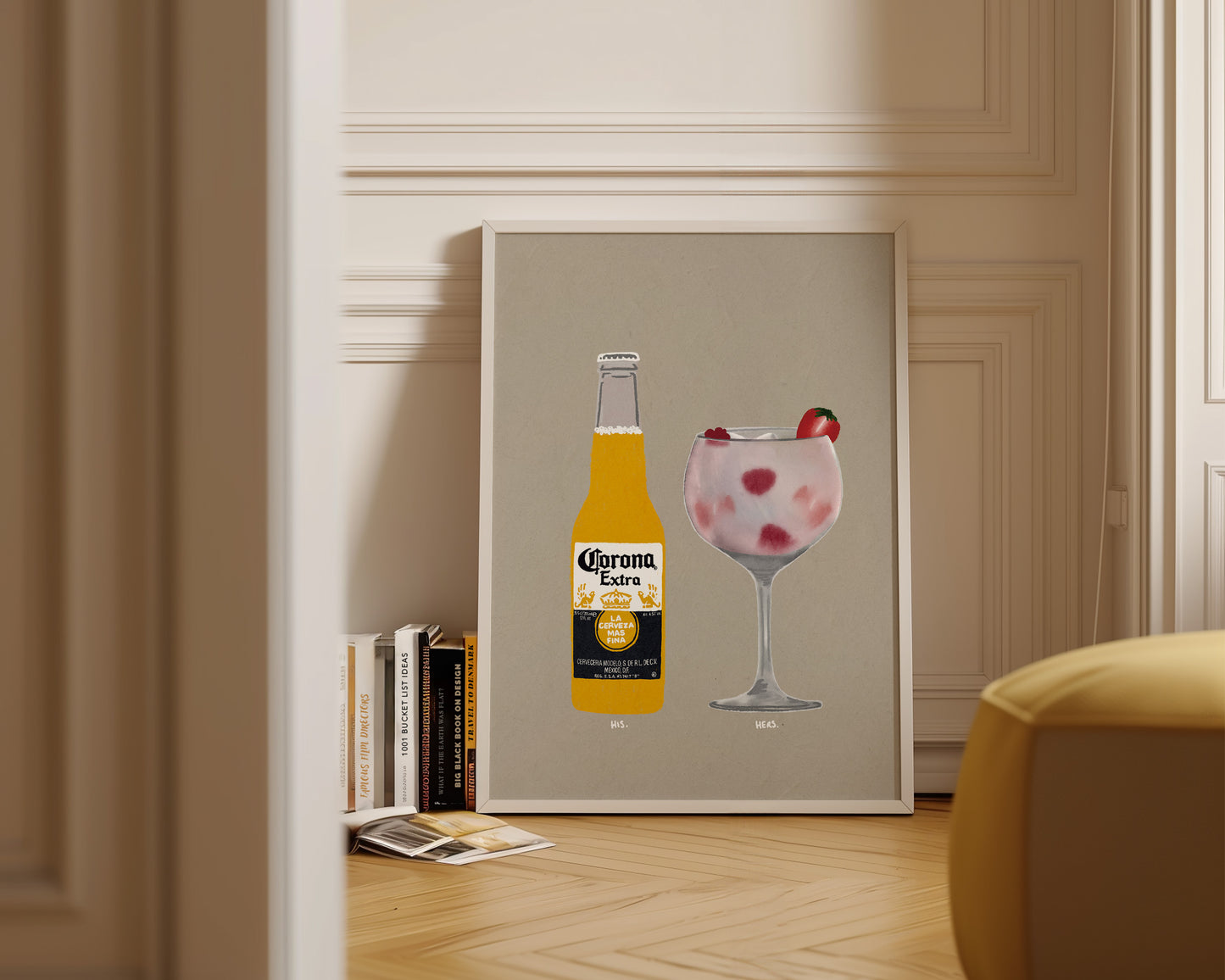 Corona & Pink Gin Print