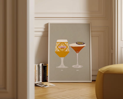 Cruzcampo & Pornstar Martini Print