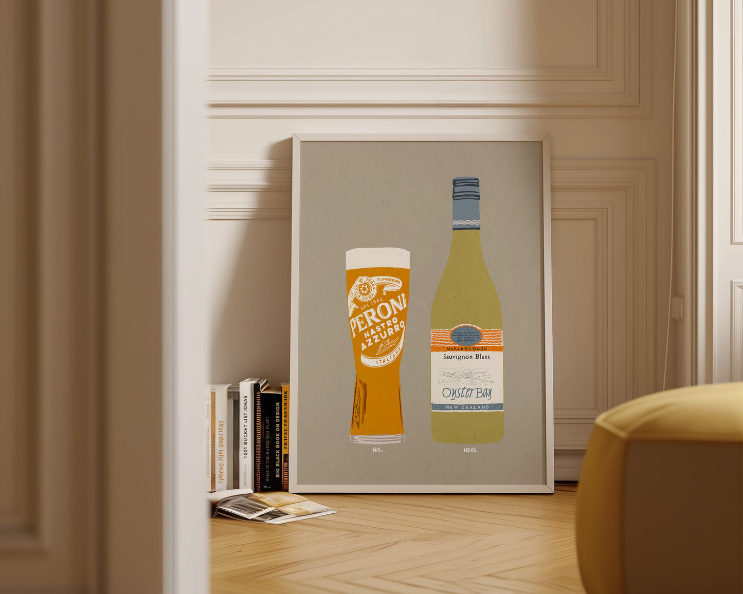 Peroni & Oyster Bay Print