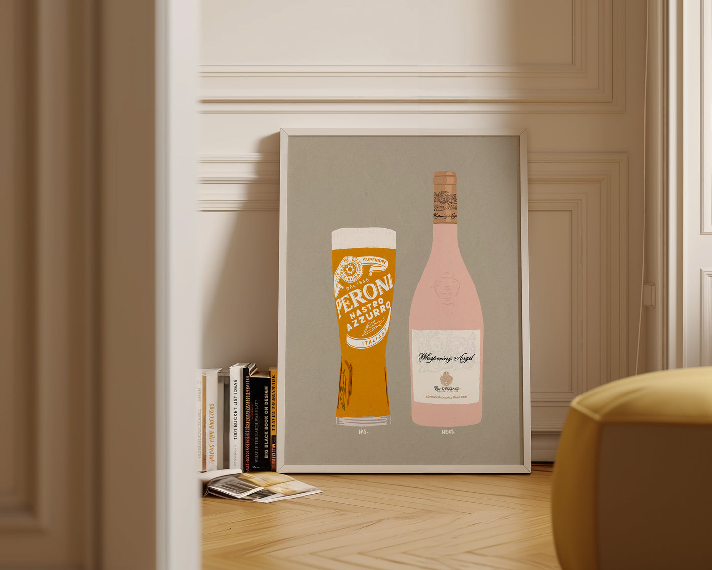 Peroni & Whispering Angel Print