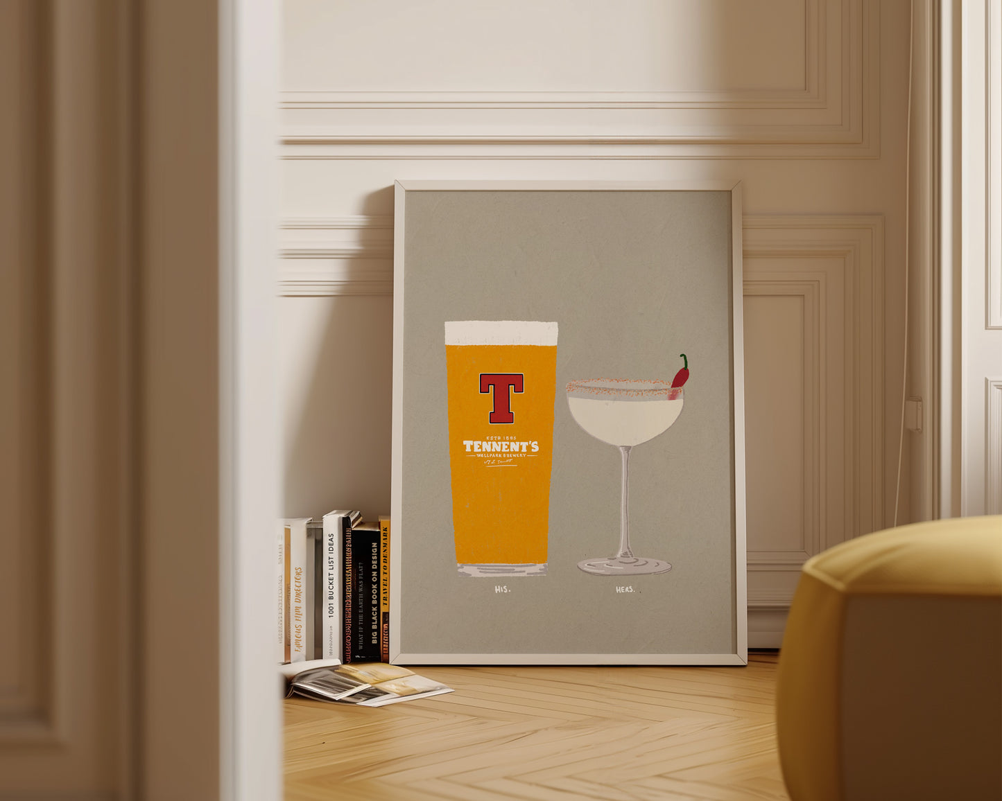 Tennent's & Spicy Marg Print