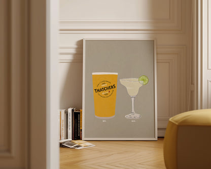 Thatchers & Margarita Print