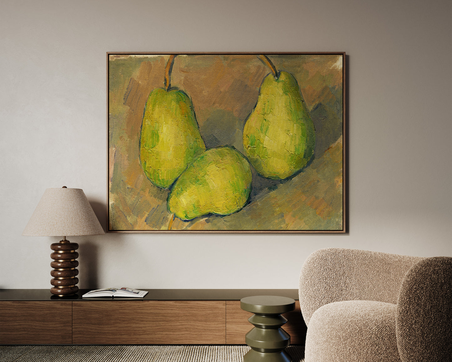 Three Pears Canvas