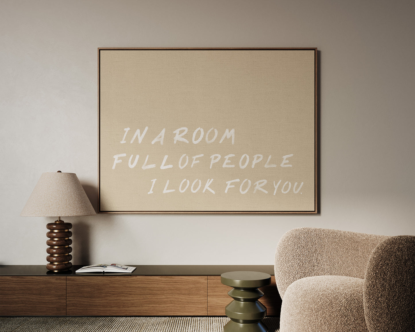 Room Full Of People Canvas