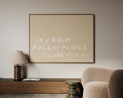 Room Full Of People Canvas