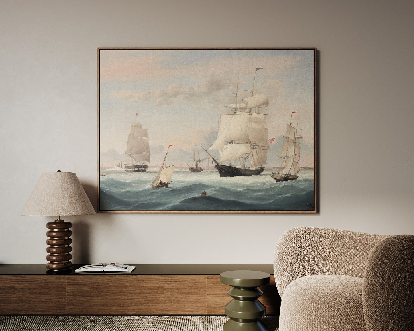 New York Harbour Canvas