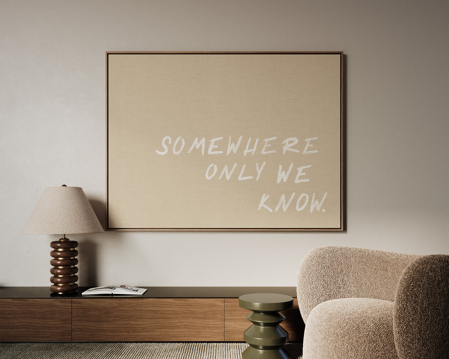 Somewhere Only We Know Canvas